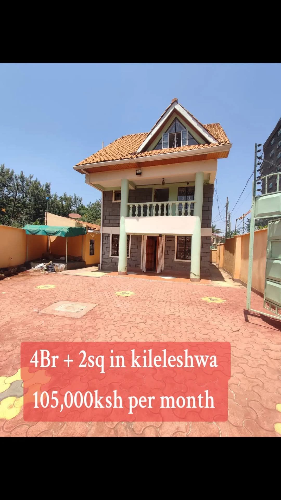 FOUR BEDROOM PLUS SQ HOUSE TO LET IN KILELESHWA